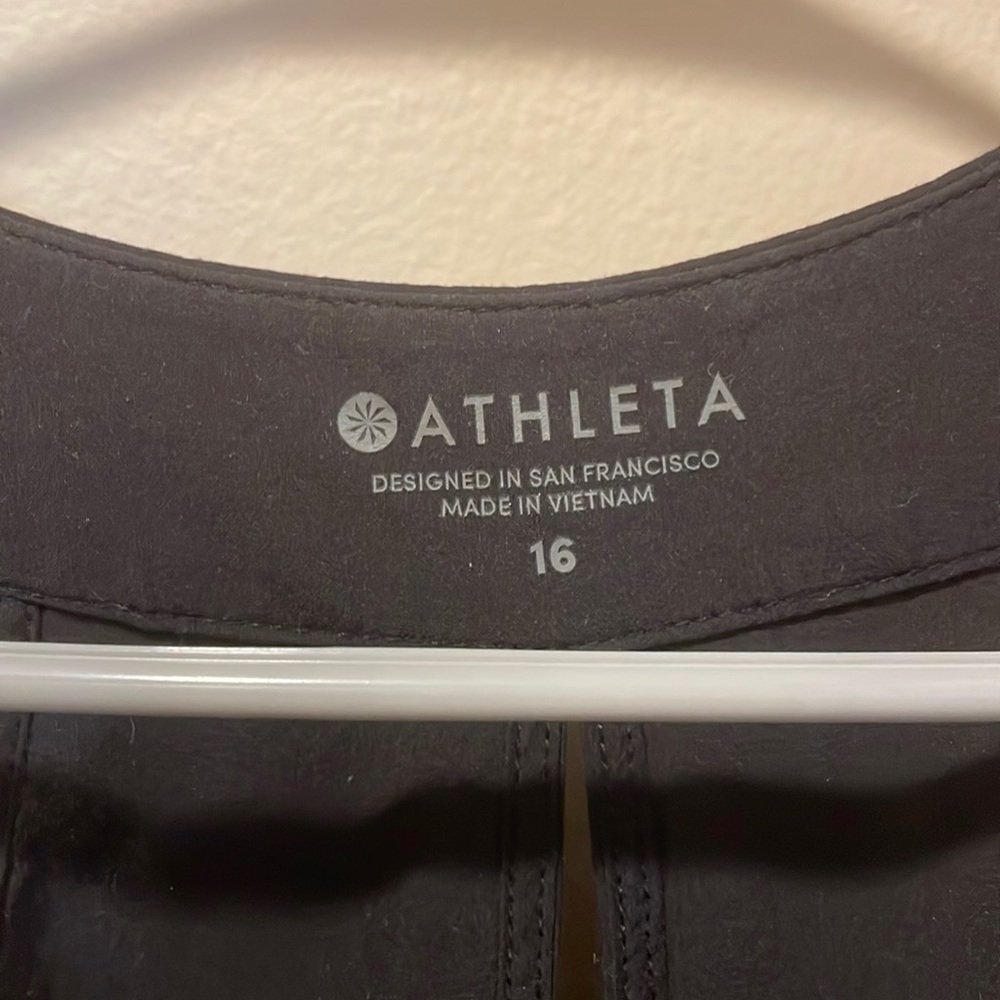 Athleta black size 16 romper